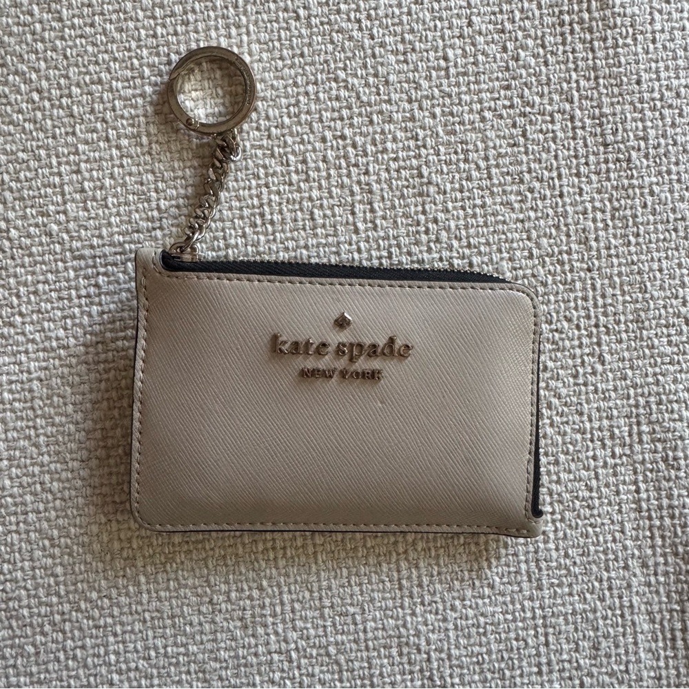 Kate Spade Cream Keychain Wallet